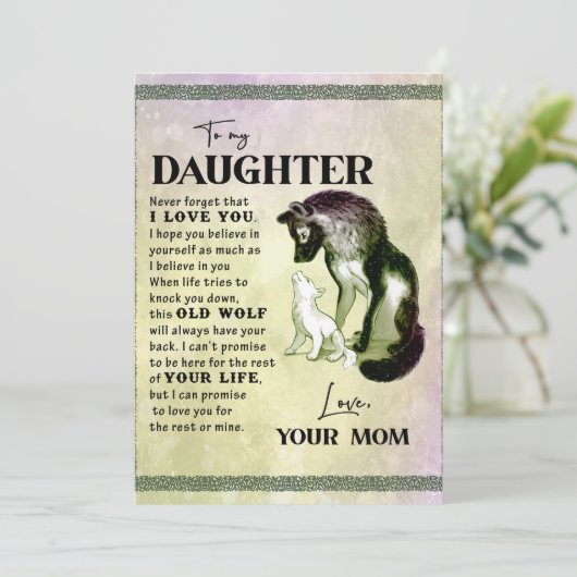 『娘への贈り物に恋文の娘と母へ』 シーズンカード (スタンド正面)