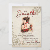 『娘への贈り物に恋文の娘と母へ』 シーズンカード (正面)