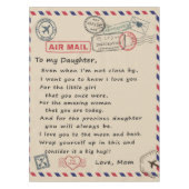 『娘への贈り物に恋文の娘と母へ』 テーブルクロス (正面)