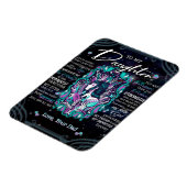 娘への贈り物、パパからの娘への手紙 マグネット (左側)