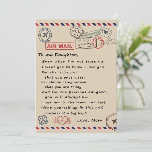 娘への贈り物、ラブレターの娘と母 シーズンカード (スタンド正面)