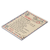 娘への贈り物、ラブレターの娘と母 ノートブック (左側)