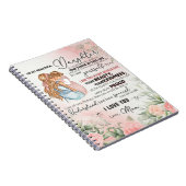 娘への贈り物、ラブレターの娘と母 ノートブック (右側)