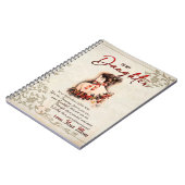 娘への贈り物、ラブレターの娘と母 ノートブック (左側)