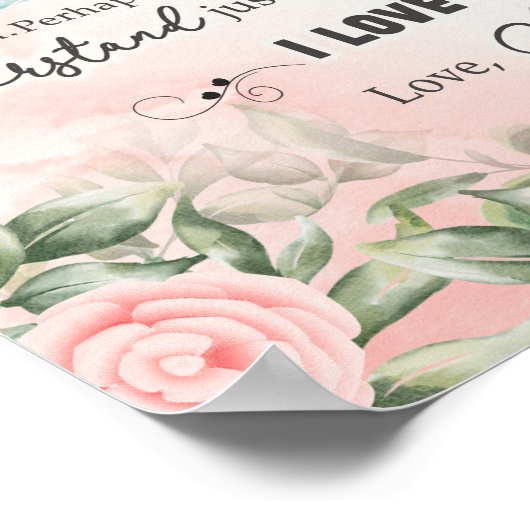 娘への贈り物、ラブレターの娘と母 ポスター (角)