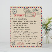 娘への贈り物、ラブレターの娘と母 メニュー (スタンド正面)