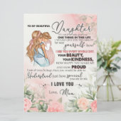 娘への贈り物、ラブレターの娘と母 メニュー (スタンド正面)