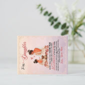 娘への贈り物、娘と母への愛の手紙 ポストカード (スタンド正面)