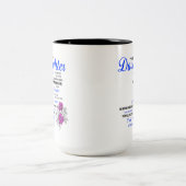 娘への贈り物 – 娘のマグへ ツートーンマグカップ (中央)