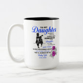娘への贈り物 – 娘のマグへ ツートーンマグカップ (左)