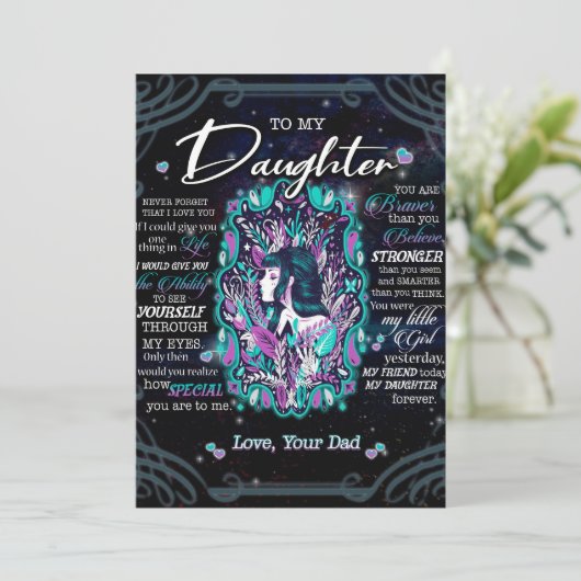 娘への贈り物、娘へのパパ シーズンカード (スタンド正面)