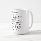 娘への贈り物-娘へ コーヒーマグカップ (正面右)