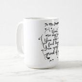 娘への贈り物-娘へ コーヒーマグカップ (正面左)