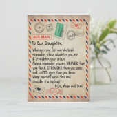 娘への贈り物 | 私たちから娘へ 愛を込めて ママとパパより 招待状 (スタンド正面)