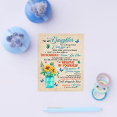 娘への贈り物、蝶好き、ヒマワリの贈り物 チラシ (シングル)