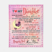 娘への贈り物,誕生日フリースブランケット フリースブランケット (正面)