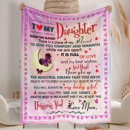 娘への贈り物，誕生日フリースブランケット フリースブランケット