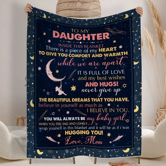 娘への贈り物，誕生日フリースブランケット フリースブランケット