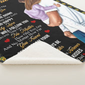 娘へパーソナライズされたのパパ シェルパブランケット (3/4)