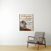 娘へ、娘の誕生日プレゼント、赤ちゃん女の子 タペストリー (インサイチュ)