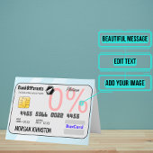 娘または息子フェイククレジット誕生日 カード