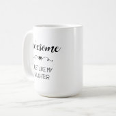 娘みたいに素敵な母へ コーヒーマグカップ (正面左)
