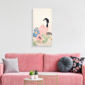 娘みゆき(アエレガントジア日本のアートの女性) キャンバスプリント (インサイチュ (リビング))