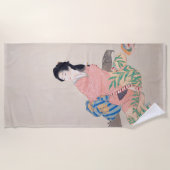 娘みゆき(ア日本のジア) ビーチタオル (正面)