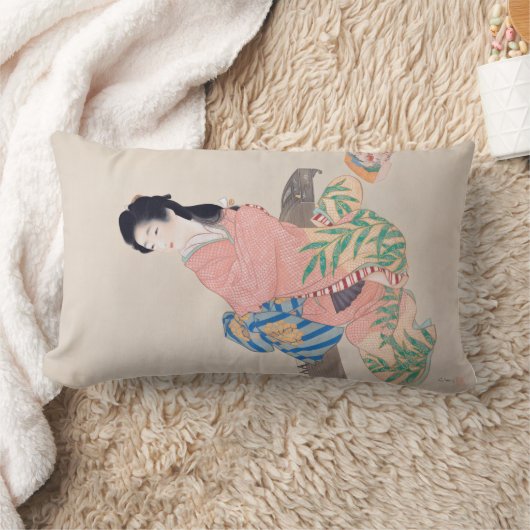 娘みゆき(ア日本のジア) ランバークッション (ブランケット)