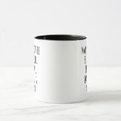 娘よりコーヒーが濃いことを祈る マグカップ (中央)