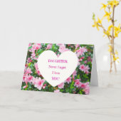 娘よ愛忘れしてないよ！ カード (黄色い花)