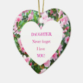 娘よ愛忘れしてないよ! セラミックオーナメント (左)