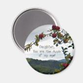 娘よ、あなたは私の目のりんご！ マグネット (正面/裏面)