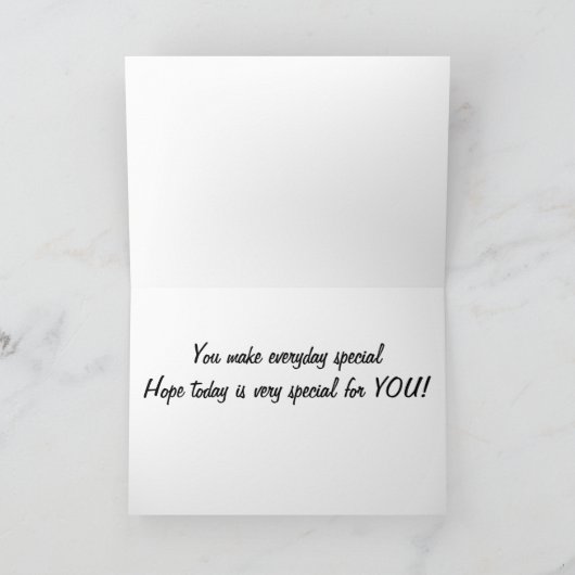 娘を喜ばせる母の日 カード (内部)