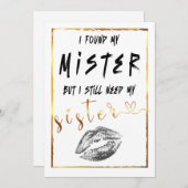 娘を見つけたがまだ妹が必要だ 招待状 (正面/裏面)