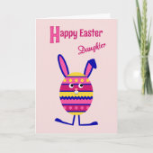 娘イースター卵バニーピンク シーズンカード (正面)