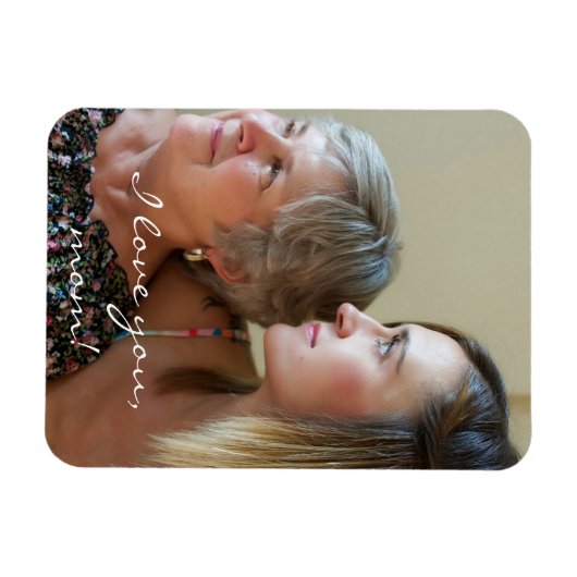 娘カスタムからのママ用フレキシブル写真磁石 マグネット (横)