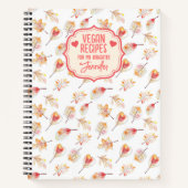 娘カスタムのビーガンレシピ ノートブック (正面)