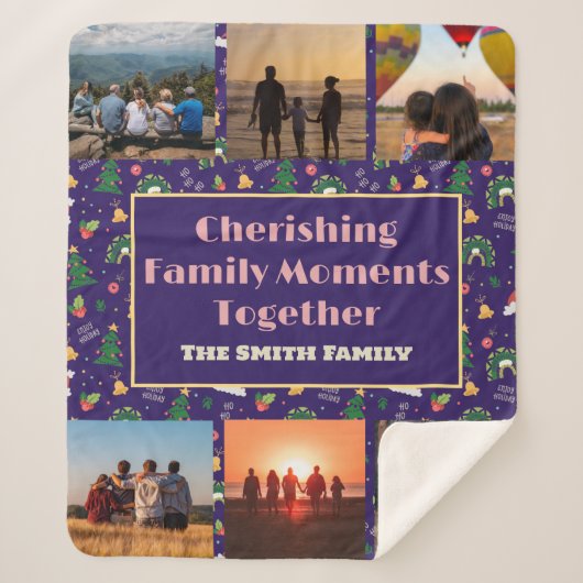 娘カスタム様へのクリスマスプレゼント シェルパブランケット (正面)