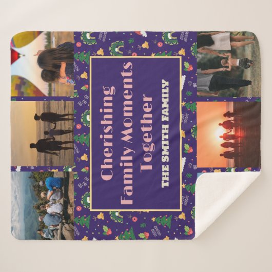 娘カスタム様へのクリスマスプレゼント シェルパブランケット (正面(横))