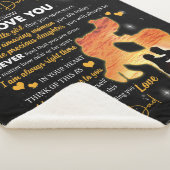 娘ギフト |パパからの娘への手紙 シェルパブランケット (3/4)