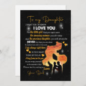 娘ギフト |パパからの娘への手紙 シーズンカード (正面/裏面)