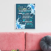 娘ギフト |母から娘への手紙 キャンバスプリント (インサイチュ (リビング))