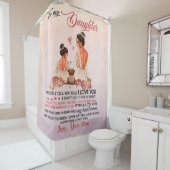 娘ギフト |母から娘への手紙 シャワーカーテン (インサイチュ)