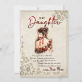 娘ギフト |母から娘への手紙 シーズンカード (正面)