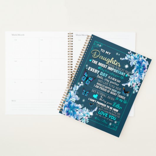 娘ギフト |母から娘への手紙 プランナー手帳 (ディスプレー)