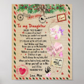 娘ギフト |母から娘への手紙 ポスター (正面)