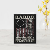 娘デートすること民主党員に対する銃パパ(Ba) カード (黄色い花)