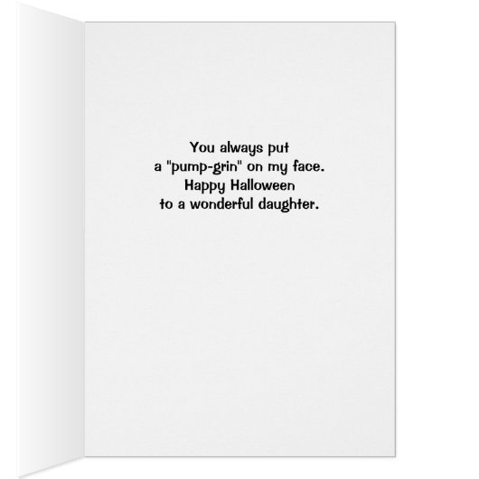 娘ハロウィーン名前を追加かわいいジャックO'ランタン (内側 (右))