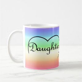 娘ハート虹 コーヒーマグカップ